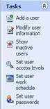 SA Tasks bar