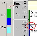 time bar