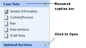 Documentation menubar
