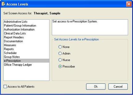 E set access