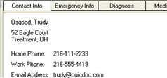contact info