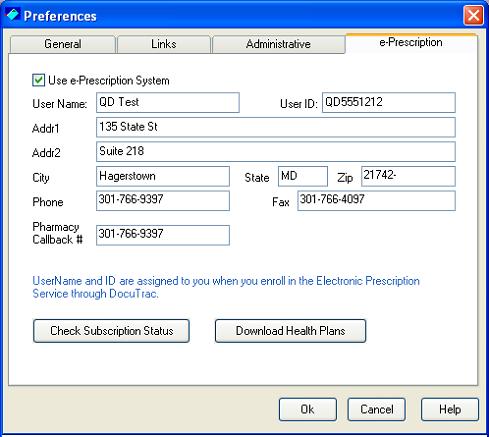 e-prescribe pref